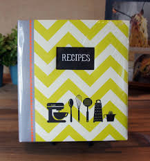 Cr Gibson Pocket Page Recipe Book Kitchen Gear Recipe Book Organization Recipe Book Chevron Pocket