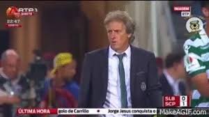 Up next autoplay related gifs. Jorge Jesus Desentende Se Com Jonas No Final Do Jogo Benfica X Sporting On Make A Gif