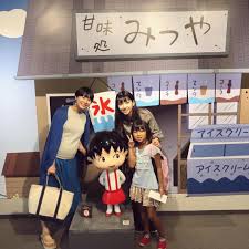 mao0424 instagram この間 妹と姪っ子連れてちびまる子ちゃん展行ってきました こどもも大人もみ んな大好きまるちゃん たっぷり2時間くらいみてたかもね そのあとに美味しいかき氷を食べた夏休み ちびまる子ちゃん さくらももこ ちび