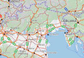 Il suo territorio è suddiviso in 1 507 comuni. Mappa Michelin Veneto Pinatina Di Veneto Viamichelin