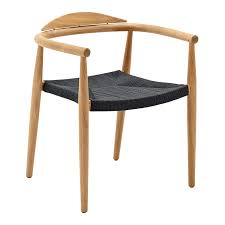 Gloster Dansk Stacking Chair W Arms Luxury Outdoor Furniture Dining Arm Chair Classic Danish Furniture