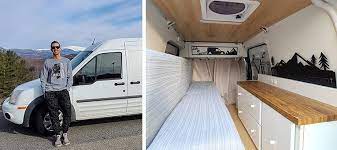 It's small, boxy, and perfect for a tiny conversion. World S Cheapest Ford Transit Connect Camper Van Conversion