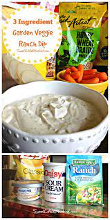 3 Ingredient Garden Veggie Ranch Dip Easy Snacks Appetizers Easy Dips Appetizers Easy