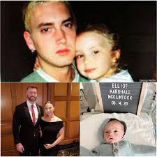 🚨 Old man's blow! Eminem, 52 years old, is a grandpa! Her daughter Hailie  Jade Scott announced the news Friday. She gave birth to her son, Elliot  Marshall McClintock