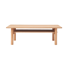 Picture for illustration purposes only. Oak Low Table 110 55 Cm W110 D55 H35cm Muji