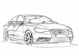 Audi A6 Design Sketch Araba Cizim Arabalar