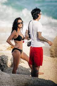 Tommy Lee 55 Smooches Bikini Clad Brittany Furlan 31 In Cabo Tommy Lee Brittany Furlan Bikini Clad