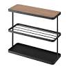 Wrought iron carlos genuine marble cross legs end table. 1