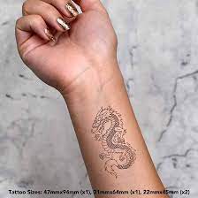 Amazon.com: Azeeda 4 x 'Chinese Dragon' Temporary Tattoos (TO00001770) :  Everything Else