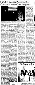 1973 Comstock Family Histories