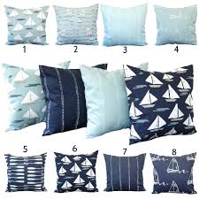 One Nautical Pillow Indigo Blue Navy Gray Pillow Throw Etsy Grey Pillows Nautical Pillows Blue Pillows