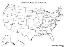 Just For Fun U S Map Printable Coloring Pages United States Map Usa Map States And Capitals