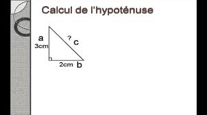 Calcul De La Longueur Manquante D Un Triangle Rectangle Youtube