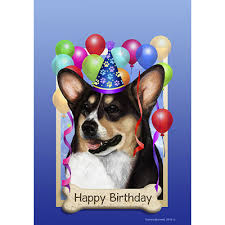 Royal corgis were the pembroke welsh corgi dogs owned by queen elizabeth ii and her parents, king george vi and queen elizabeth the queen mother.fond of corgis since she was a small child, elizabeth ii has owned more than 30 corgis since she became queen of the commonwealth realms in 1952. Corgi Pembroke Tri Happy Birthday Flag By Tamara Burnett Furrypartners