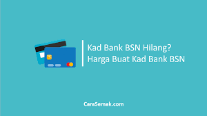 Jangan khawatir, seperti dikutip situs resmi kementerian koperasi dan ukm, penerima. Kad Bank Bsn Hilang Harga Buat Kad Bank Bsn