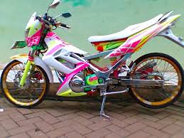 Hasil gambar untuk gambar motor modifikasi