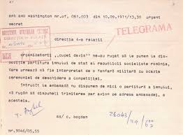 Imnul național al româniei on other sites. Documente Incident Diplomatic Provocat De Imnul Regal La Finala Cupei Davis Sua Romania Din 1971 Evenimentul Istoric