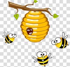 Bees Near Honey Beehive Honey Bee Hive Transparent Background Png Clipart Honey Bee Cartoon Bee Drawing Honey Bee Drawing