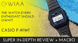 The f91 fits under shirts easily and doesn't catch on the cuff. The Watch Everyone Should Own Casio F 91w Watch Review Youtube