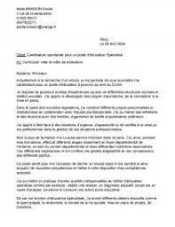 Les titulaires du diplôme d'etat d'éducateur spécialisé seront formés pour travailler comme éducateur spécialis. Candidature Spontanee Pour Un Poste D Educateur Specialise Lettre Type Elo5164