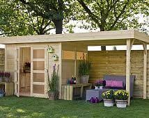 Flachdach Gartenhaus Vera Uberdachung Backyard Sheds Home And Garden Store Shed