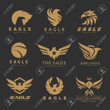 Eagle And Bird Logo Set Phoenix Logo Collection Illustration Aff Logo Bird Eagle Set Illustration Bird Logo Design Logo Set Logo Design Creative
