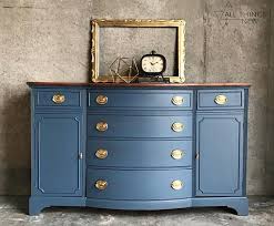 Sold Duncan Phyfe Buffet Blue Buffet Refinished Buffet Table Sideboard Blue Furniture Dining Room Furniture Buffet Table Buffet Blue Furniture Refinished Buffet Refurbished Furniture