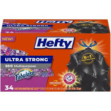 Unlike opaque options that are easily mistaken for garbage, hefty transparent plastic recycling bags make visual identification easy in your kitchen, on the . Hefty Ultra Strong Fabuloso 30 Gallon Trash Bags 34ct Target