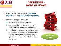 We are a sharing community. Mfrs 140 Investment Property Ppt Download