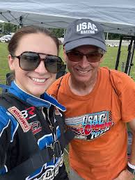 The first female pole sitter in Silver Crown history congratulations Kaylee