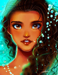 Beautiful But Nose Is Too Narrow To Be A Polynesian Princess Disney Princess Art Disney Fan Art Disney Art