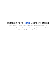 Practice makes perfect.cara paling cepat untuk menghapal arti kartu adalah dengan sering meramal dengan kartu tarot. Pdf Ramalan Kartu Tarot Online Lndonesia Gun Abraham Academia Edu