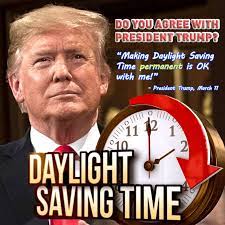 WCIV | ABC News 4 - President Trump said Monday that he'd be OK with  keeping Daylight Saving Time permanent (STORY: http://bit.ly/TrumpDST).  Would you like to see 