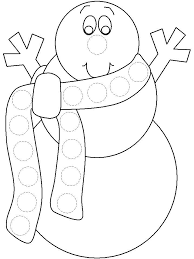 Bingo Marker Coloring Pages Spring Bingo 2 Coloring Page Bingo Dauber Snowman Free Coloring Pages For Pr Summer Coloring Sheets Dot Painting Winter Preschool