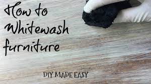 What is a white wash stain? How To Whitewash Furniture Tutorial Diy Made Easy Youtube