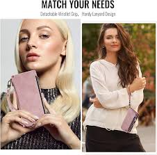 Amazon.com: Defencase Compatible with iPhone 16 Case Wallet with RFID  Blocking Card Holder for Women and Men, Fashion PU Leather Magnetic Snap  Flip Zipper Strap Wallet Phone Case for iPhone 16 6.1",