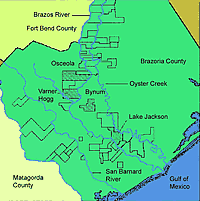 Lake Jackson Making Sugar In Texas Brazoria County Lake Jackson County Map