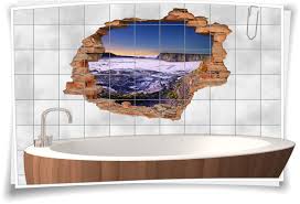 Badfliesen in holzoptik bringen einen hauch natur ins bad. 3d Fliesen Bild Er Natur Deko Wand Tattoo Bad Fliesen Aufkleber Island Vulkan Landschaft Lakagigar Tour Medianlux Shop