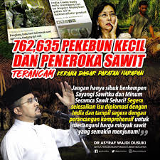 Baca manifesto penuh di sini. Nasib 762 635 Pekebun Kecil Dan Peneroka Sawit Terancam Kerana Dasar Ph Umno