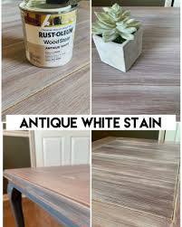 How To Antique White Stain A Table Let S Paint Furniture Antique White Furniture Antique White Stain White Washed Furniture