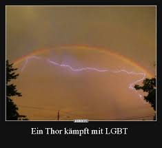 Zunächst kam im englischen lgb auf als zusammenschluss von personen mit den entsprechenden sexuellen orientierungen im kampf gegen. Ein Thor Kampft Mit Lgbt Lustige Bilder Spruche Witze Echt Lustig
