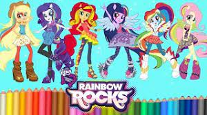 Cara belajar menggambar dan mewarnai gambar tokoh kartun kuda poni rainbow dash imut dan lucu. Coloring My Little Pony All Equestria Girls Compilation Mewarnai Kuda Poni Compilasi Youtube
