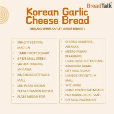 Lowongan ker… read more loker kantin kapal lombok / lowongan kerja tasikmalaya tanpa ijazah free photos. Korean Garlic Cheese Bread Kini Sudah Jember Roxy Square Facebook