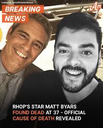 Prayers to Bravo channel's star Matt Byars' family and collegues. 🙏🕊️  Details CONFIRMED BY AUTHORITIES in the comments. 👇