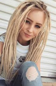 5 out of 5 stars. Dreadlock Extensions Single Color Dreadlocks Girl Blonde Dreadlocks Blonde Dreads