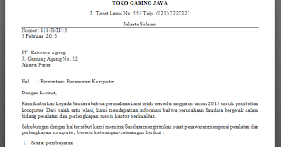 Berikut kami sajikan contoh surat penawaran kerjasama, barang, jasa, dan lainnya yang baik dan benar sesuai eyd. Contoh Surat Semi Block Style Dan Block Style Contoh Surat