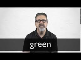 Green Definition And Meaning Collins English Dictionary