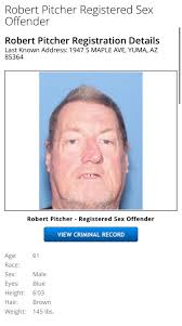FAILURE TO REGISTER SEX OFFENDER Case: 2025-15150 Yuma, AZ
