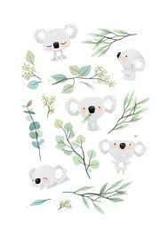 Koala And Eucalyptus By Https Www Deviantart Com Freeminds On Deviantart Koala Illustration Koala Drawing Cute Drawings