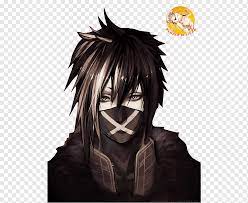 Male Anime Character Wearing Black Mask Myanimelist Demon Drawing Male Anime Boy Black Hair Manga Computer Wallpaper Png Pngwing Shizuo heiwajima is a superb character in durarara!!